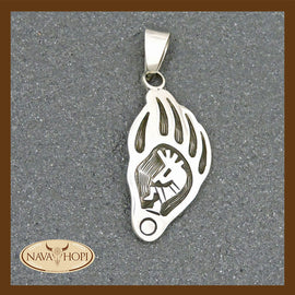 Anhänger Bärentatze mit Kokopelli