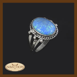 Navajo Damenring Opal