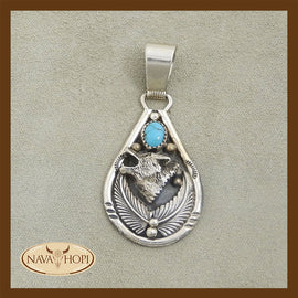 Navajo Anhänger Howling Wolf