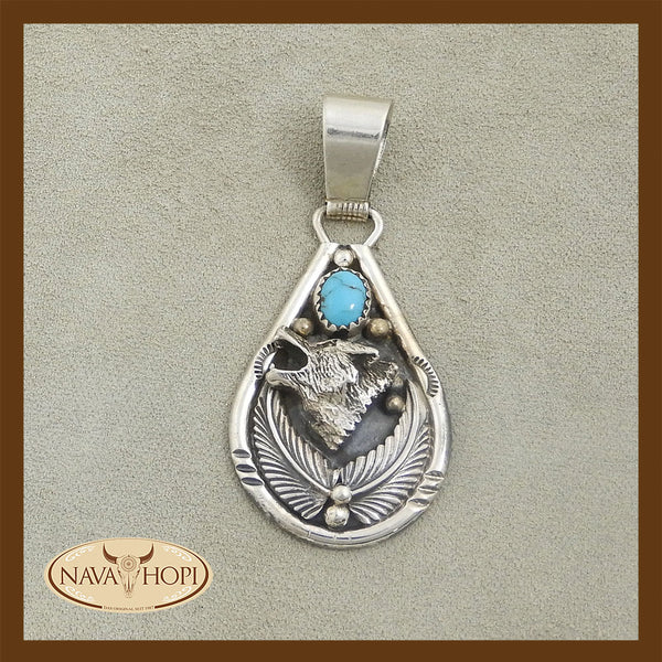 Navajo Anhänger Howling Wolf