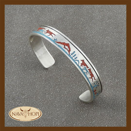 Armreif Wolf Story Teller