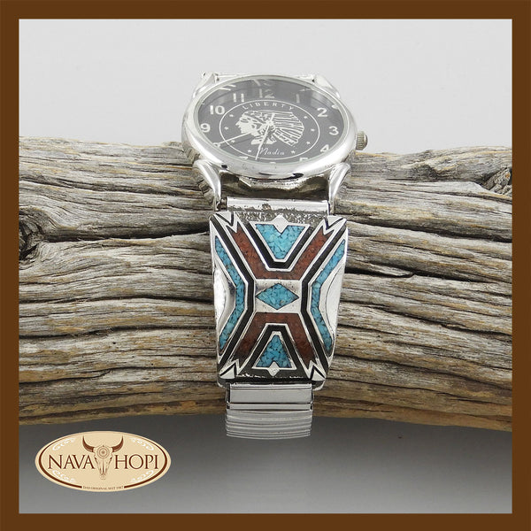 Navajo Herrenuhr Indian Design