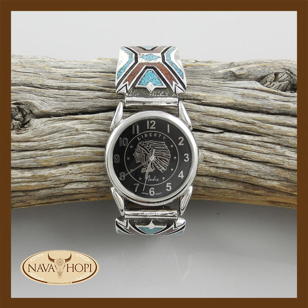 Navajo Herrenuhr Indian Design