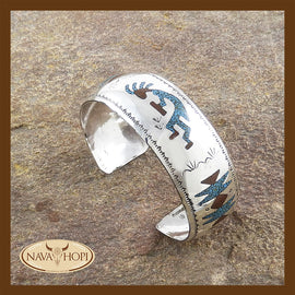 Navajo Damenarmreif Kokopelli