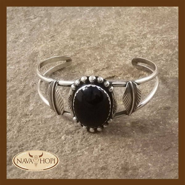 Navajo Damenarmreif Onyx