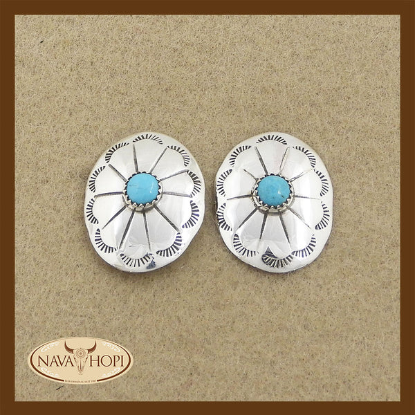 Navajo Ohrstecker Concha