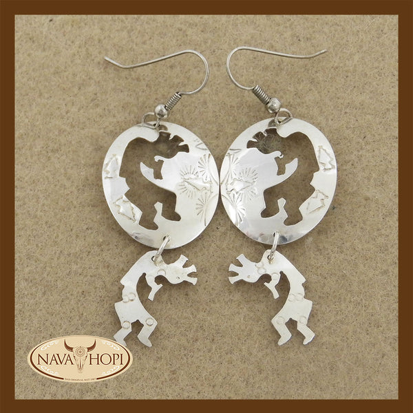 Navajo Ohrhänger Kokopelli