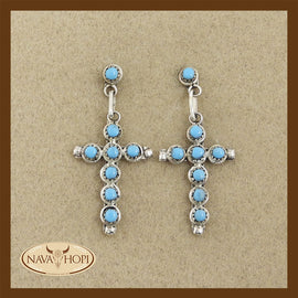 Zuni Ohrstecker Kreuz