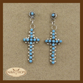 Zuni Ohrstecker Kreuz