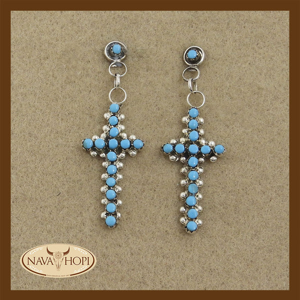 Zuni Ohrstecker Kreuz