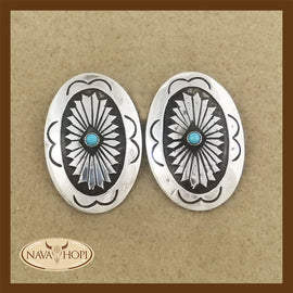 Navajo Ohrstecker Concha