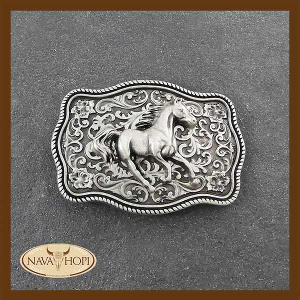 Gürtelschnalle Running Horse