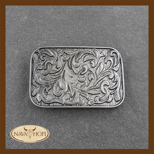 Gürtelschnalle Flower