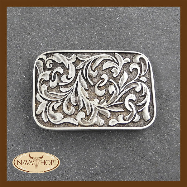 Gürtelschnalle Flower