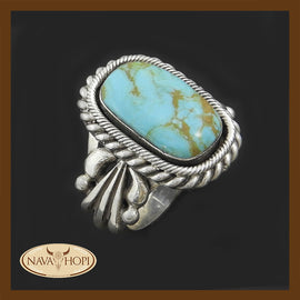 Navajo Herrenring Türkis