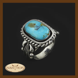 Navajo Herrenring Türkis