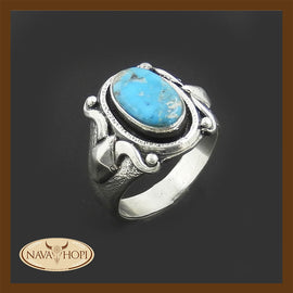 Navajo Herrenring Türkis