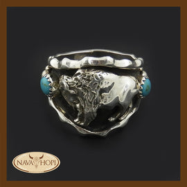 Navajo Herrenring Buffalo