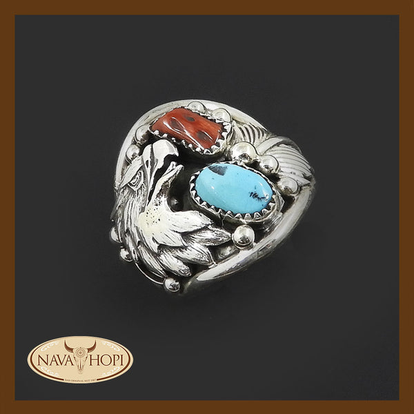 Navajo Herrenring Eagle