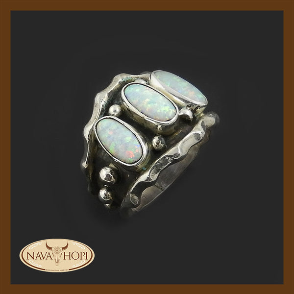 Navajo Damenring Opal