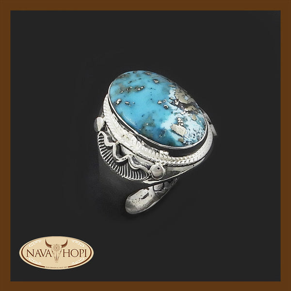 Navajo Herrenring Türkis