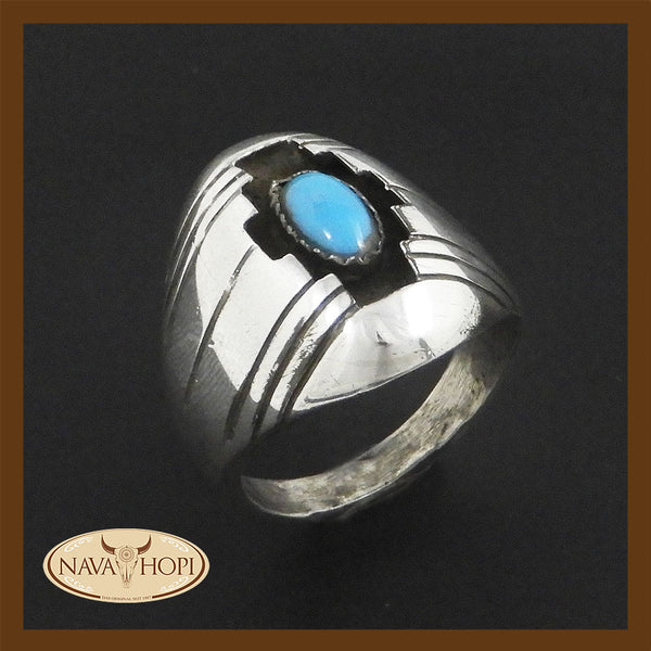 Navajo Herrenring Türkis