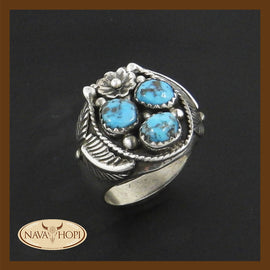 Navajo Herrenring Türkis
