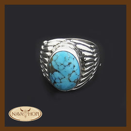 Navajo Herrenring Türkis