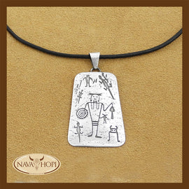 Navajo Kette mit Petroglyph Design