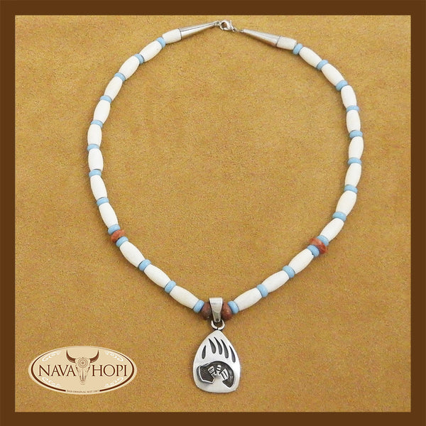 Bone Kette Bärentatze