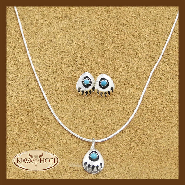 Set Bärentatze Türkis