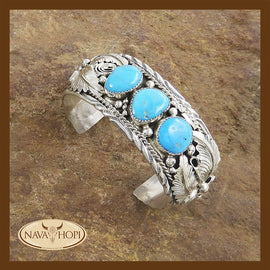 Navajo Herrenarmreif Türkis