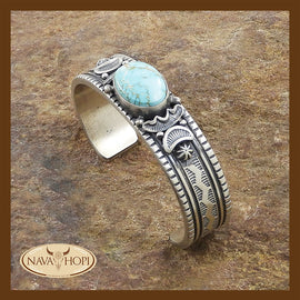 Navajo Herrenarmreif Türkis