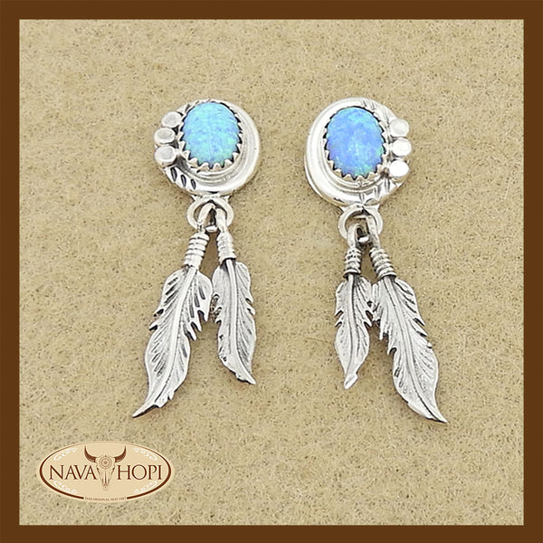 Navajo Ohrstecker Opal