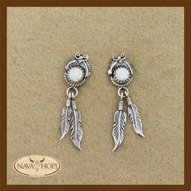 Navajo Ohrstecker Opal