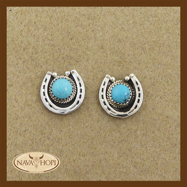 Navajo Ohrstecker Hufeisen