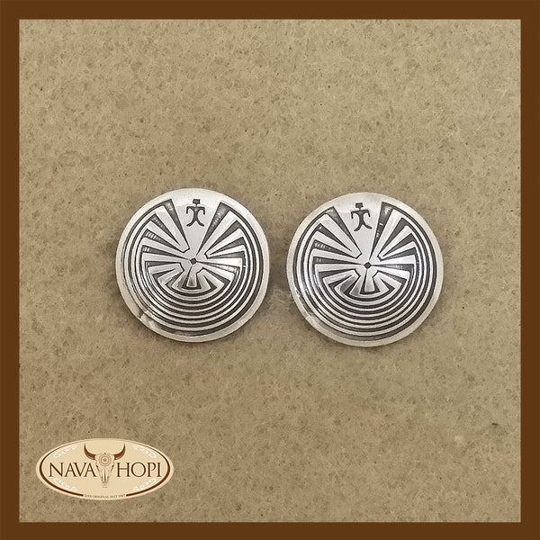 Navajo Ohrstecker Man in the Maze