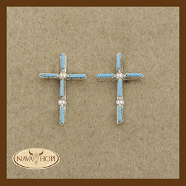 Zuni Ohrstecker Kreuz
