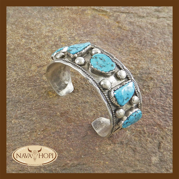 Navajo Herrenarmreif Türkis