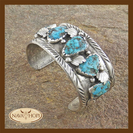 Navajo Herrenarmreif Türkis