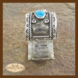 Navajo Herrenarmreif Türkis
