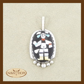 Zuni Anhänger Clown Dancer