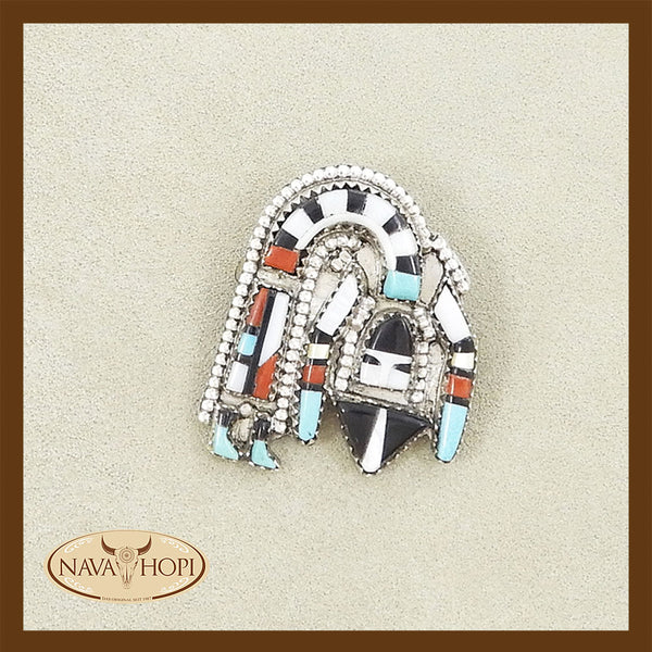 Zuni Anhänger und Brosche Kachina Doll