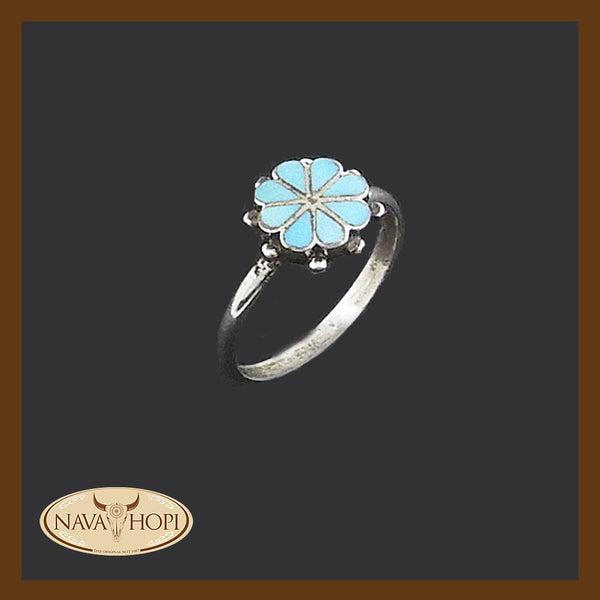 Zuni Damenring Rosette
