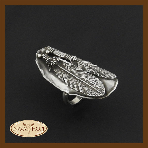 Navajo Damenring Feder