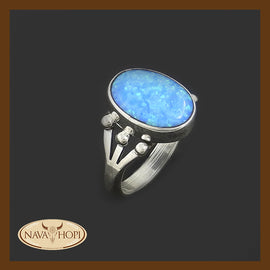 Navajo Damenring Opal