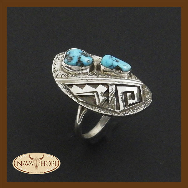 Navajo Damenring Türkis