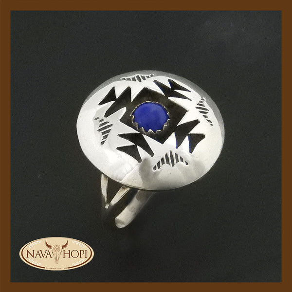 Navajo Damenring Lapislazuli