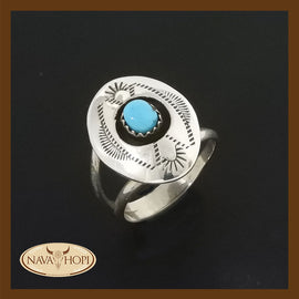 Navajo Damenring Türkis