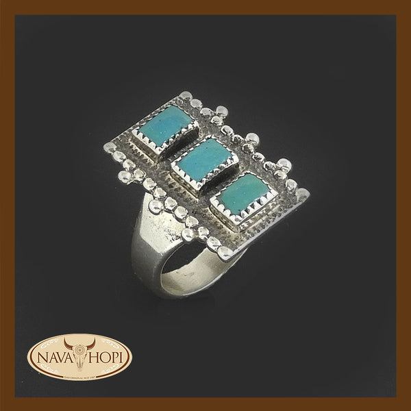 Navajo Damenring Türkis